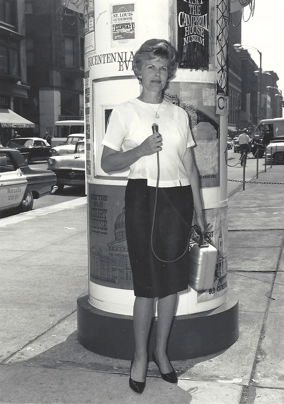 Bob’s mother Taffy, as a St. Louis radio personality